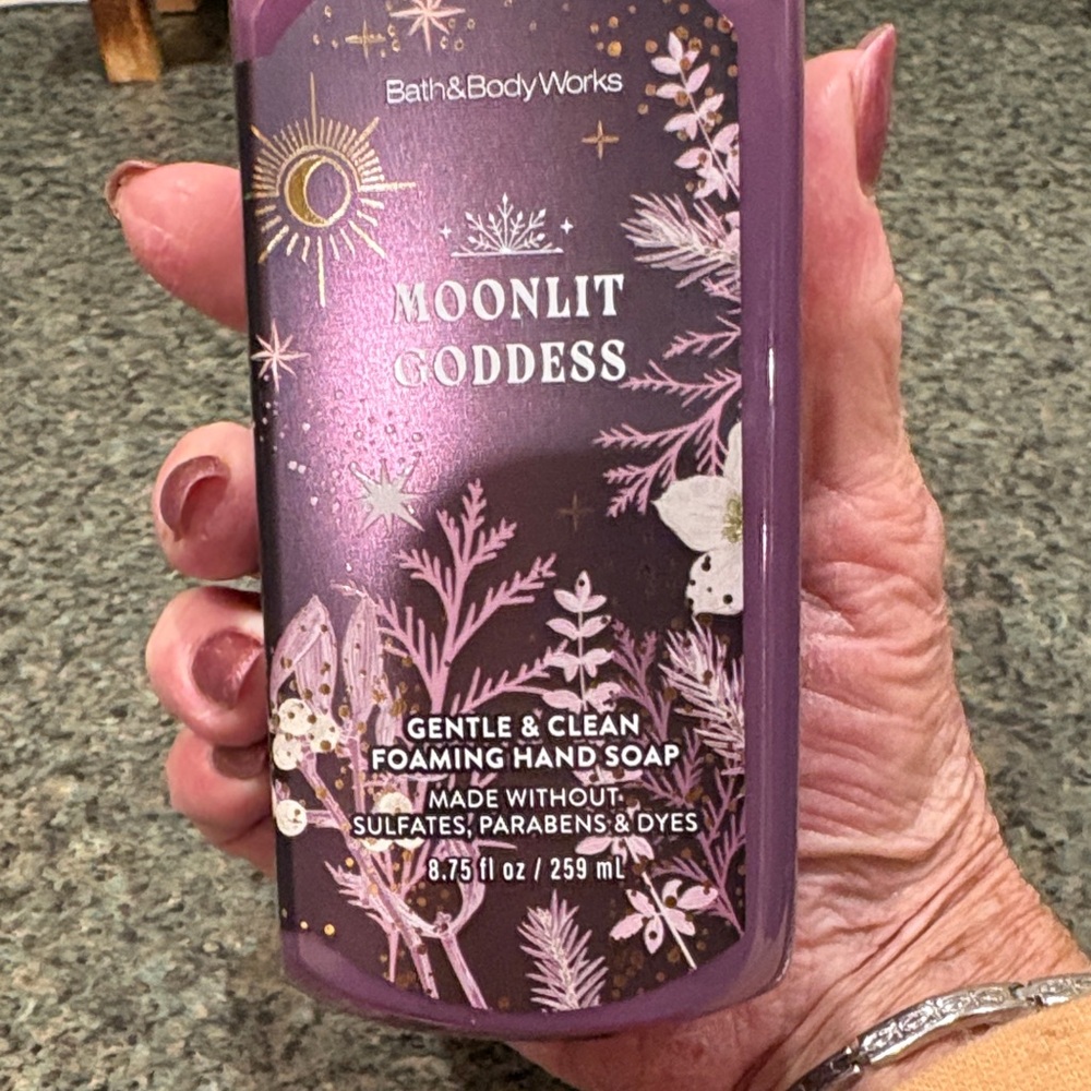 Nwt 8.75 Oz bottle of “Moonlit Goddess” Hand Soap from bath & Bodyworks